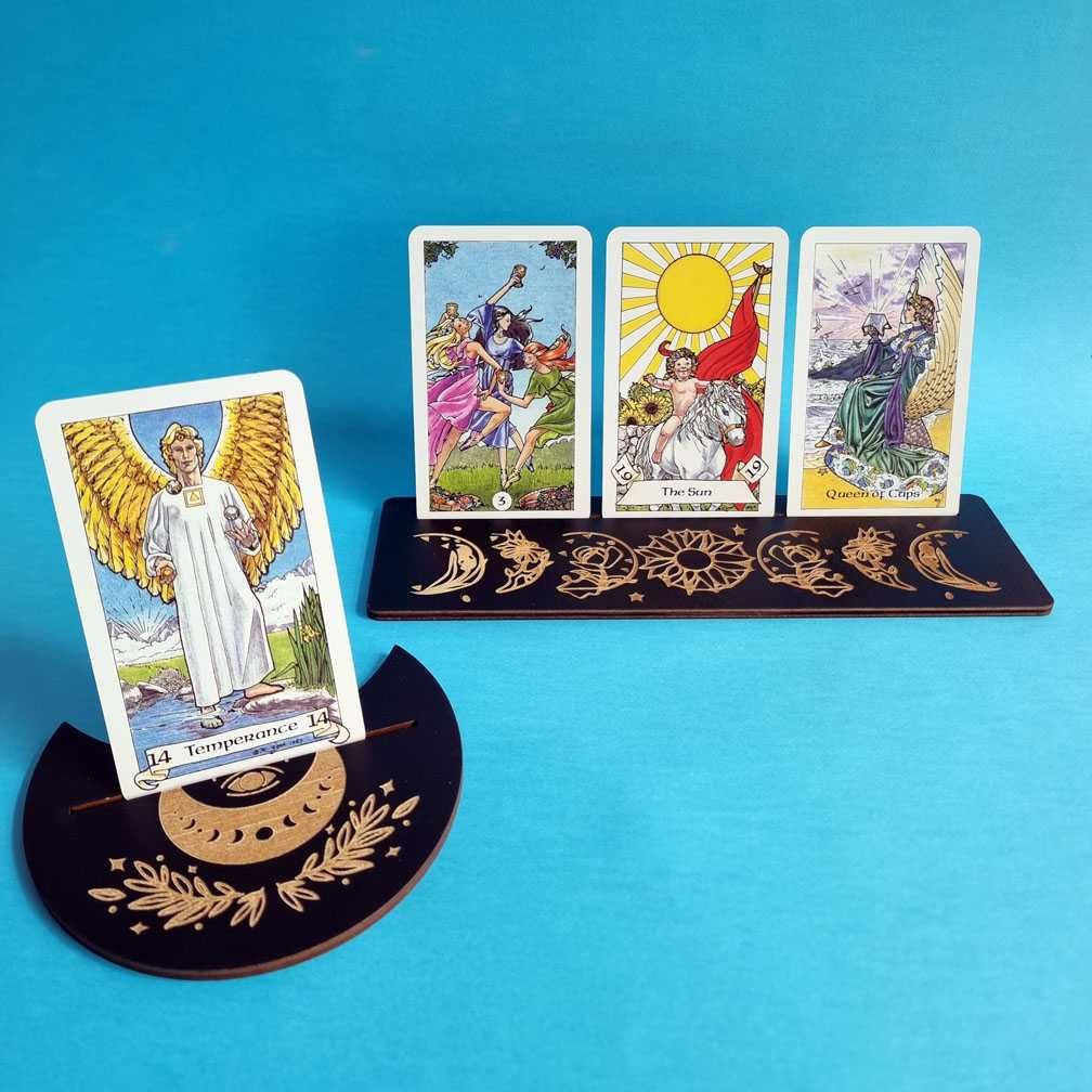 Conj. 2 Suportes para Cartas de Tarot