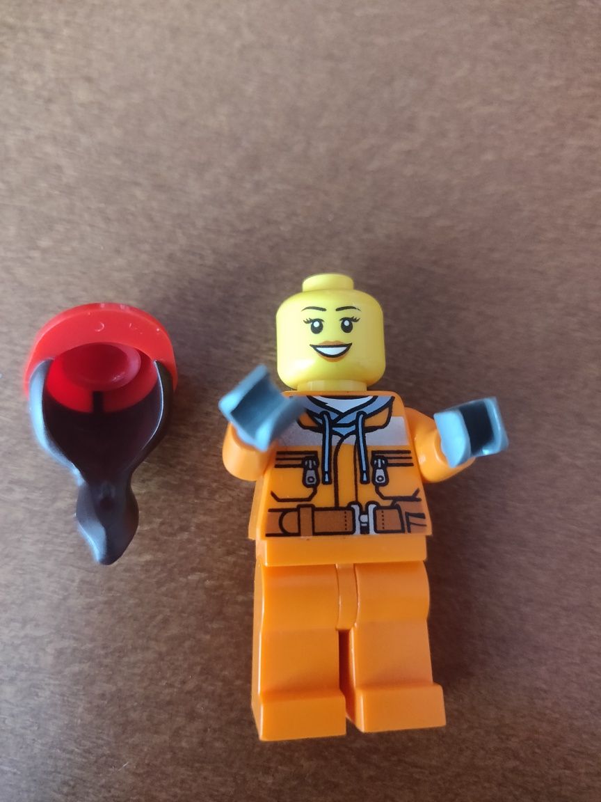 Figurka Lego City kobieta budowlaniec