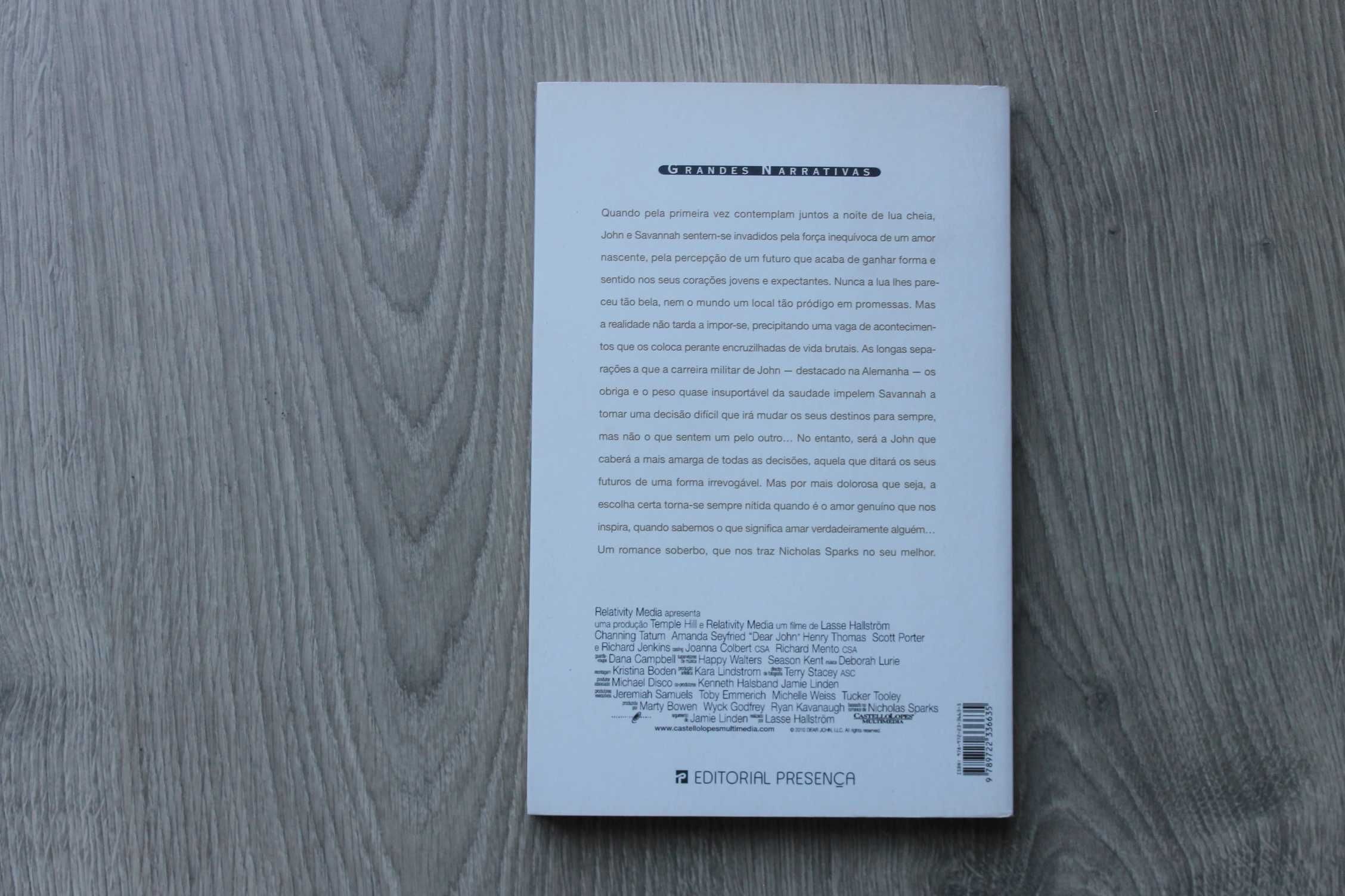 Livro Juntos ao Luar de Nicholas Sparks