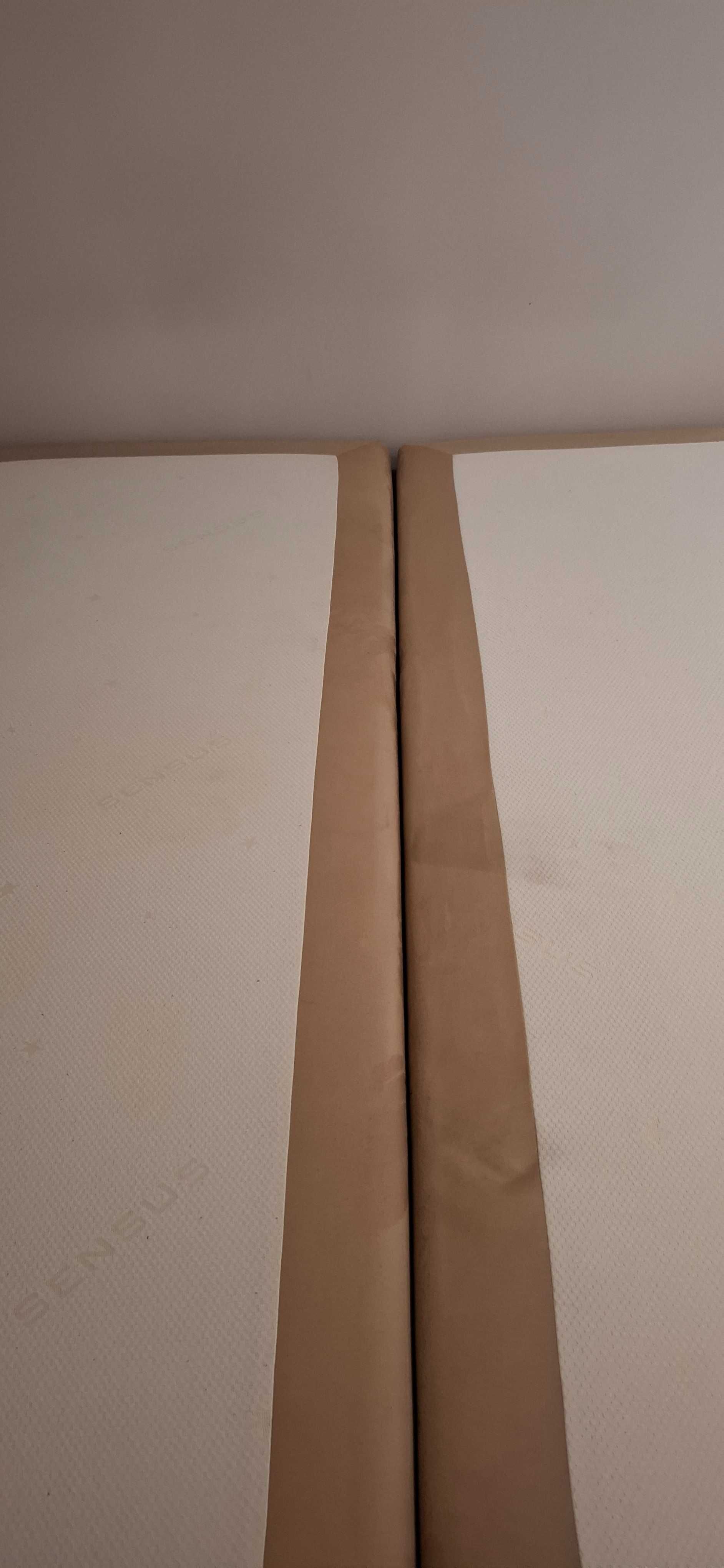 Łóżka tapicerowane Sensus 2 szt, 90x200 cm (180x200)