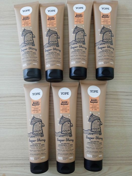 YOPE Daily Heroes Super Shiny Galaretka laminująca d/włosów 140ml
