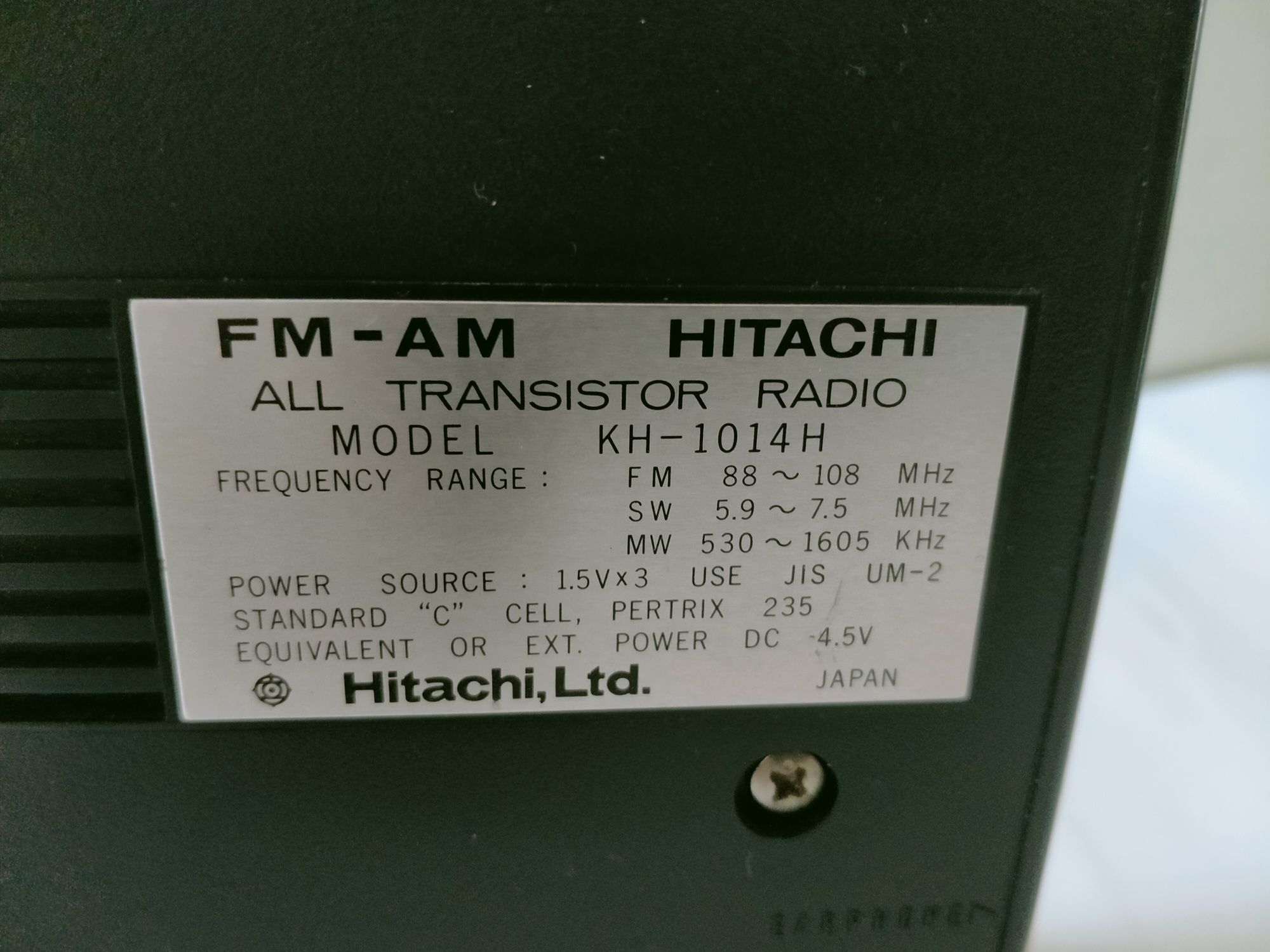 Radio tranzystorowe Hitachi KH-1014H  Japan