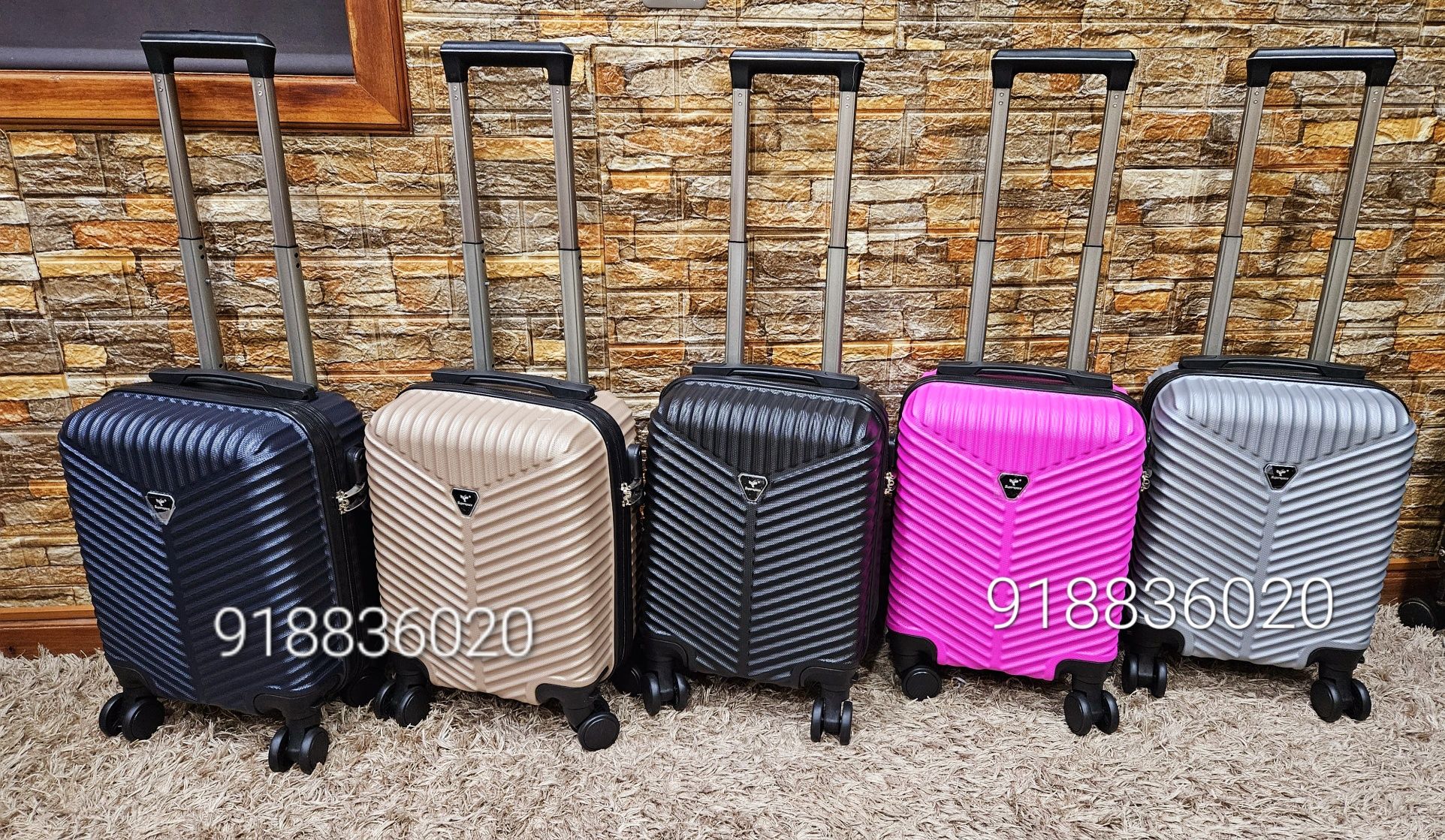 2 Malas de Cabine / Viagem NOVAS Com Trolley - Todas companhias aéreas