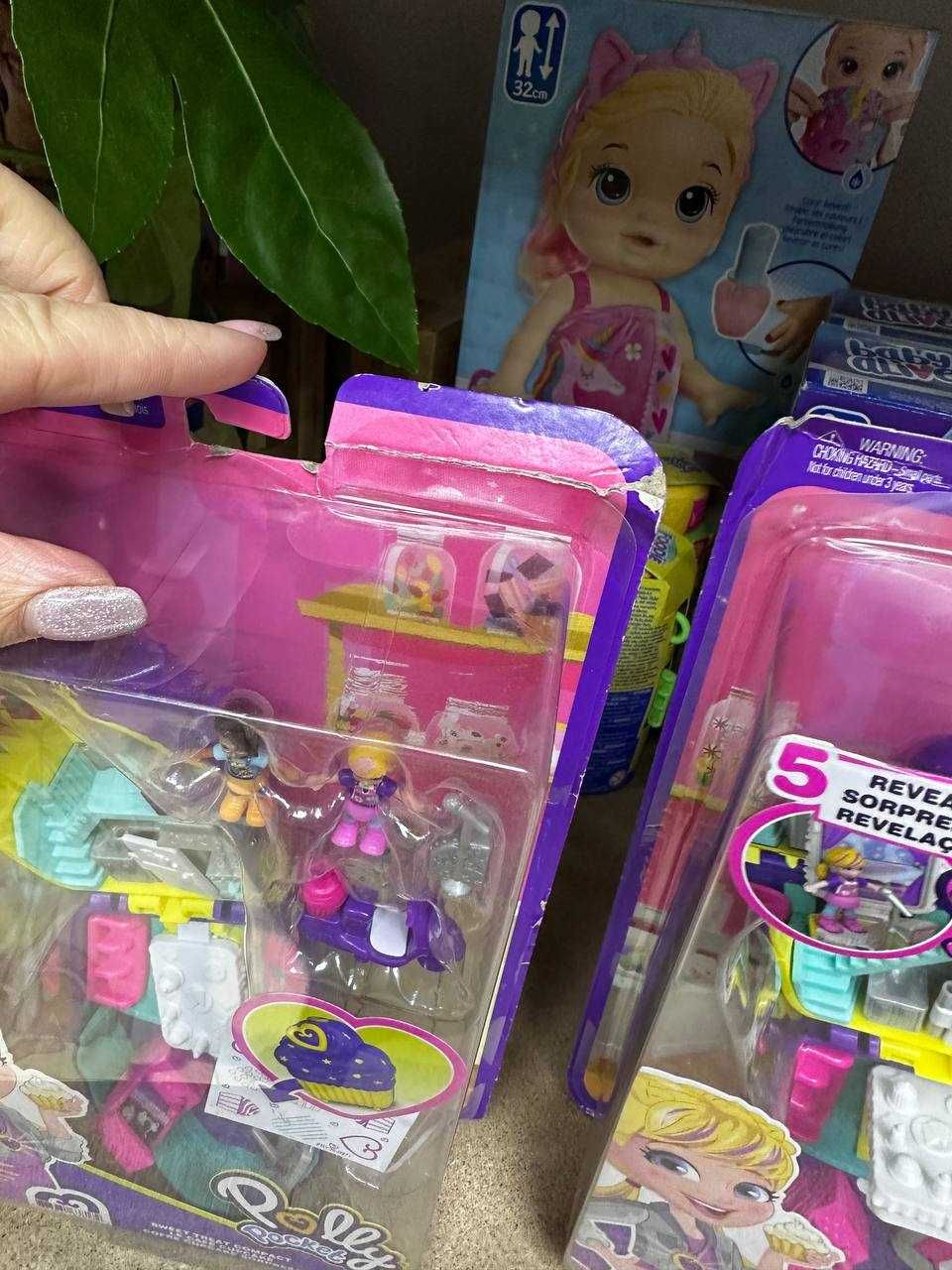 Ігровий набір Polly Pocket вечірка тортиків Pocket World Cupcake
