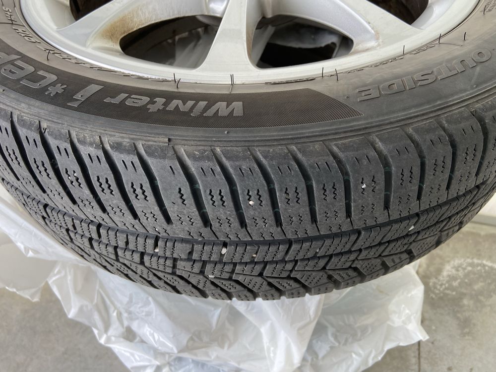 4 jantes  mercedes com pneus Raio 17