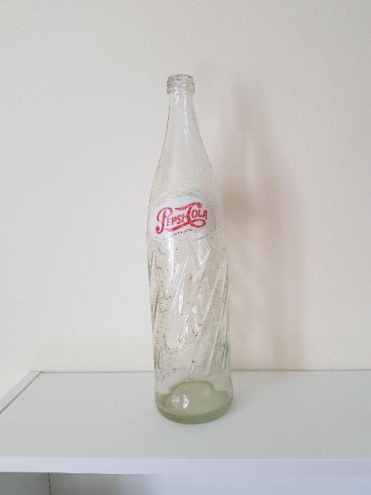 Stara szklana butelka Pepsi Cola z PRL 1 litr