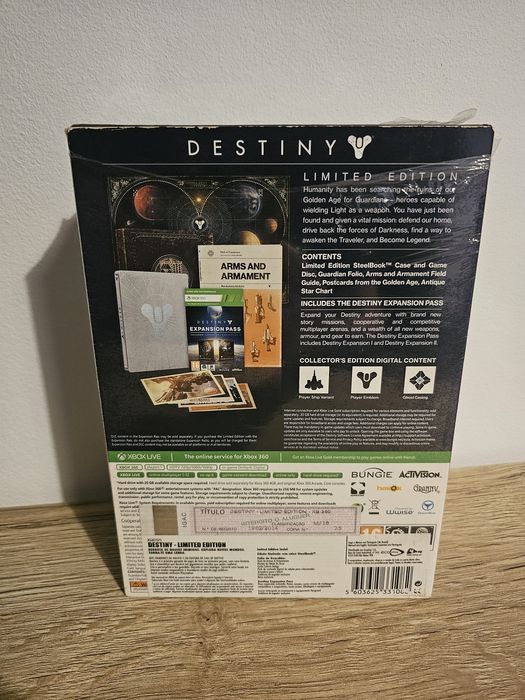 Jogo Xbox 360 Destiny Edição Limitada Novo