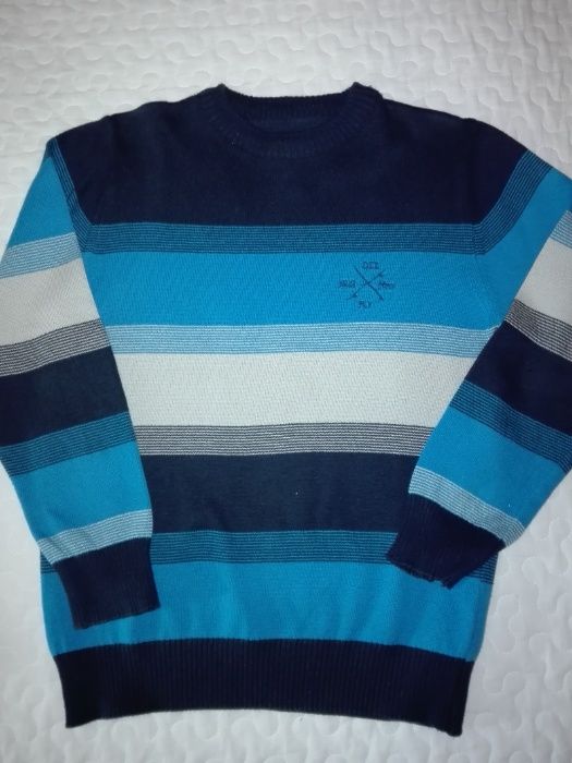Camisola riscas 7-8 anos / lusangulos 12 anos