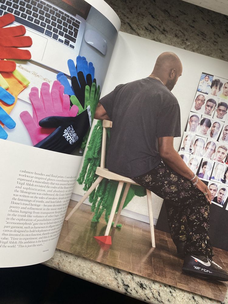 Książka album louis vuitton book virgil abloh vogue harpers bazaar