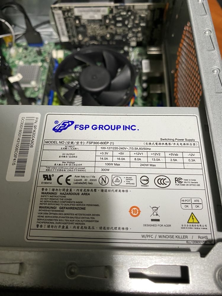 Системний блок Acer TC-605 8GB RAM/500GB HDD/  nvidia 745 4GB!  N1993