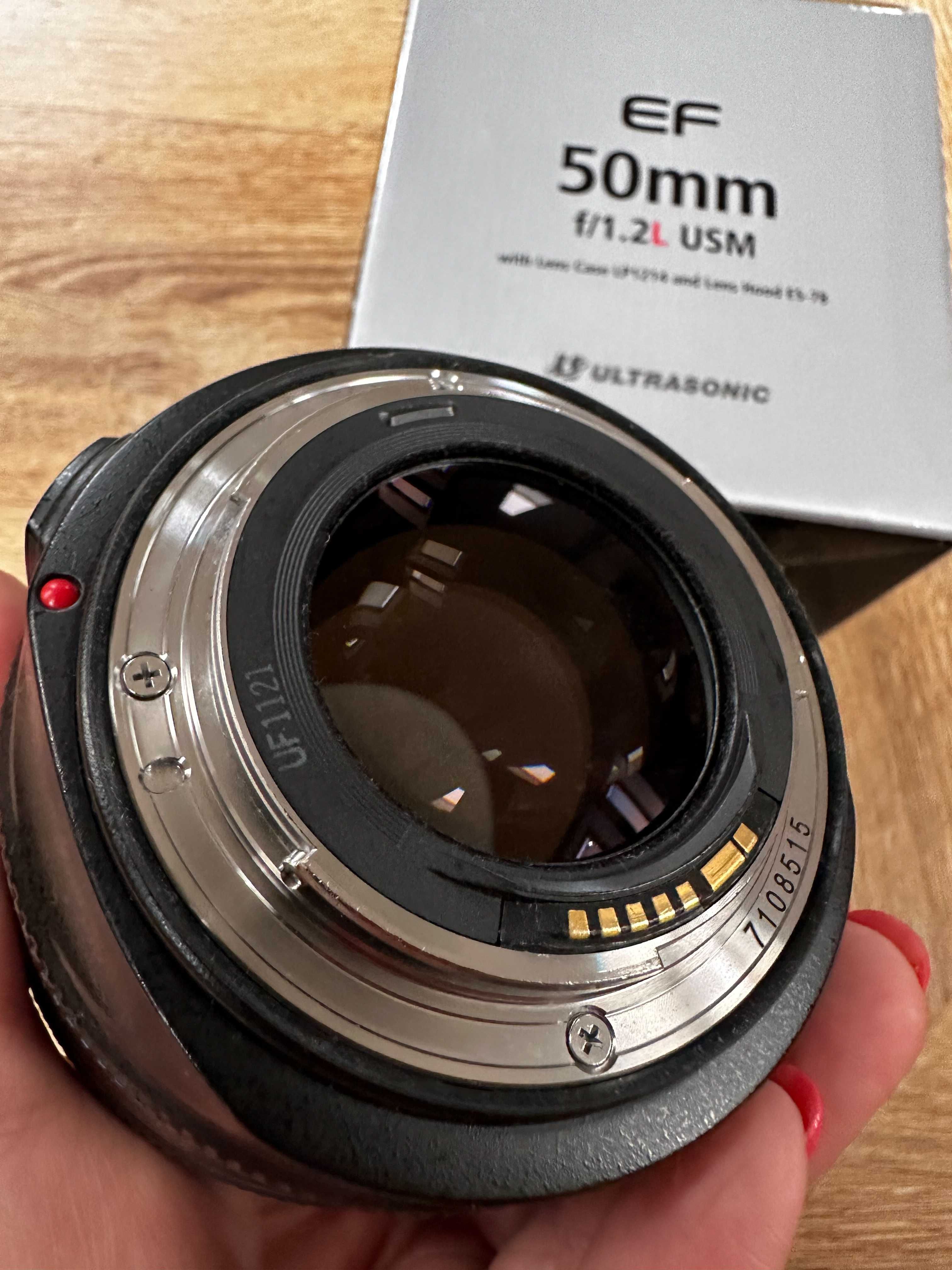Obiektyw Canon EF 50 mm 1.2 L USM