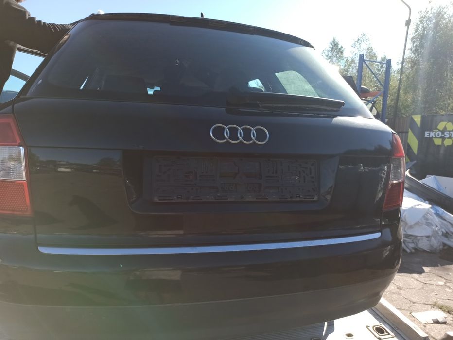 LY9B klapa bagażnika audi a4 b6 avant kombi ładna zderzak