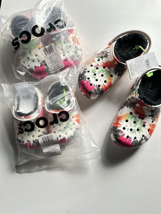 Дитячі утеплені оригінальні сабо Crocs