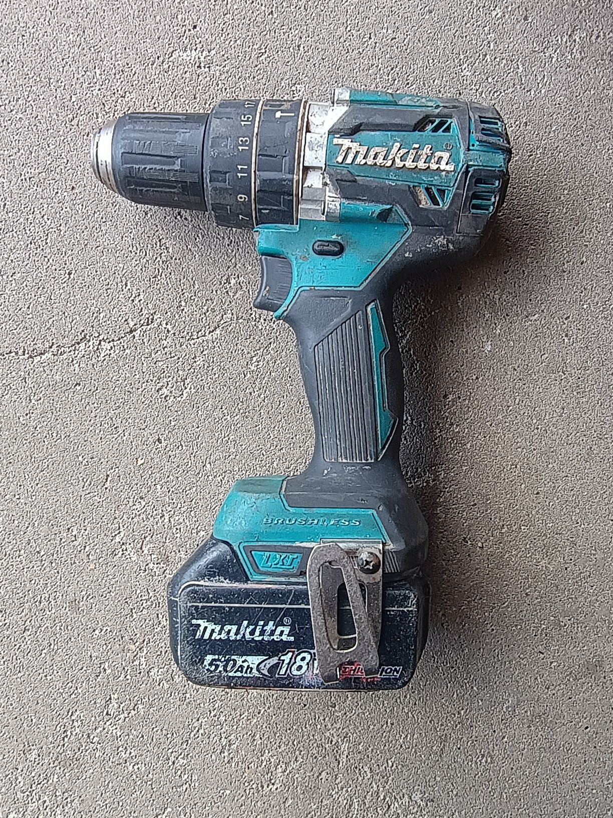 Wkrętarka z udarem Makita DHP 484 + aku 5,0 ah