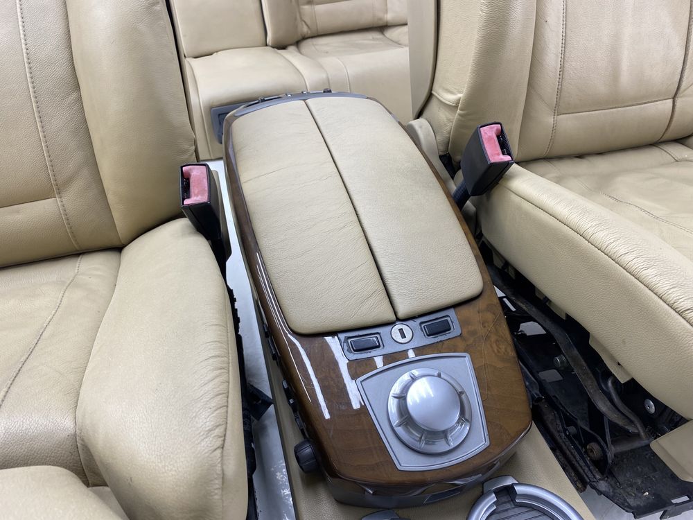 Bmw 7 E65 fotele fotel kanapa tunel wnetrze tapicekra