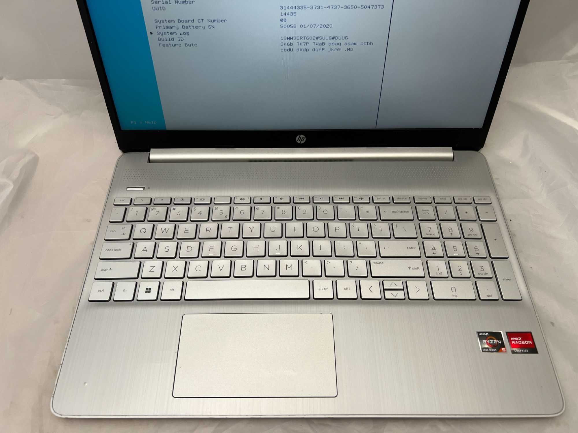 Laptop HP 15s-eq1125nw/15,6/Ryzen 7 4700U/8GB/256GB/Bioskomp/GWARANCJA