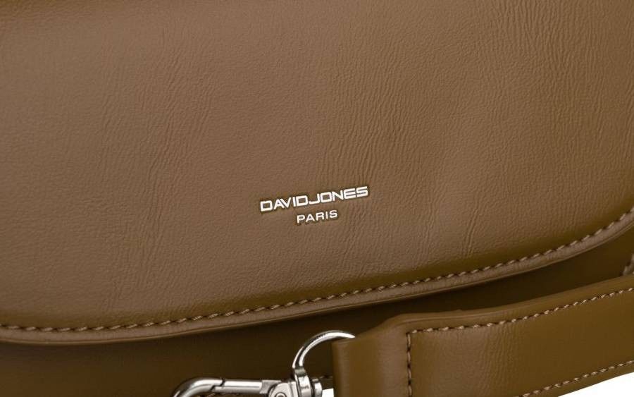 podłużna listonoszka damska na długim, odpinanym pasku - david jones