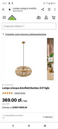 Lampa wisząca nowoczesna