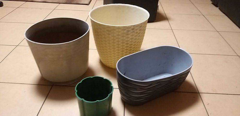 donice ozdobne 4 sztuki