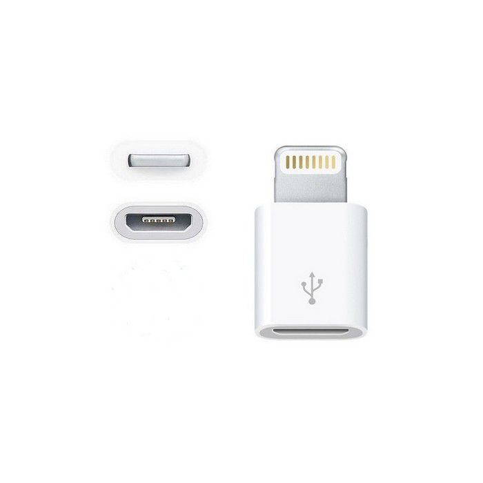 Adapter przejściówka micro USB do iPhone 5 6 7,