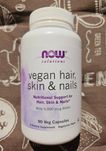 Now Foods hair skin nails для здоров’я волосся шкіри та нігтів 90 шт