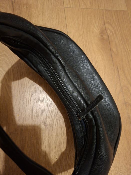 Torba skorzana czarna Marco o polo