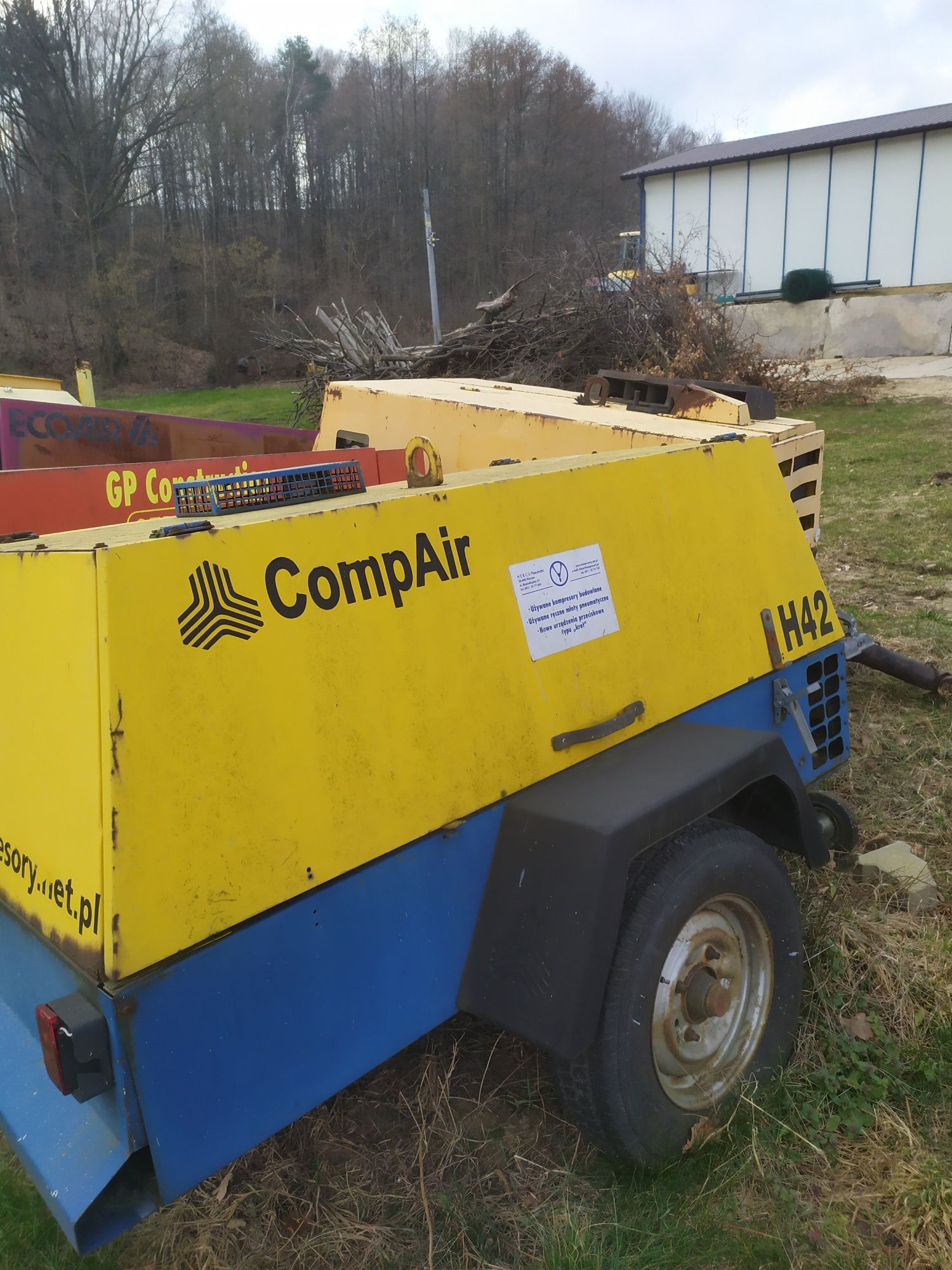 Kompresor atlas copco, compair silniki deutz