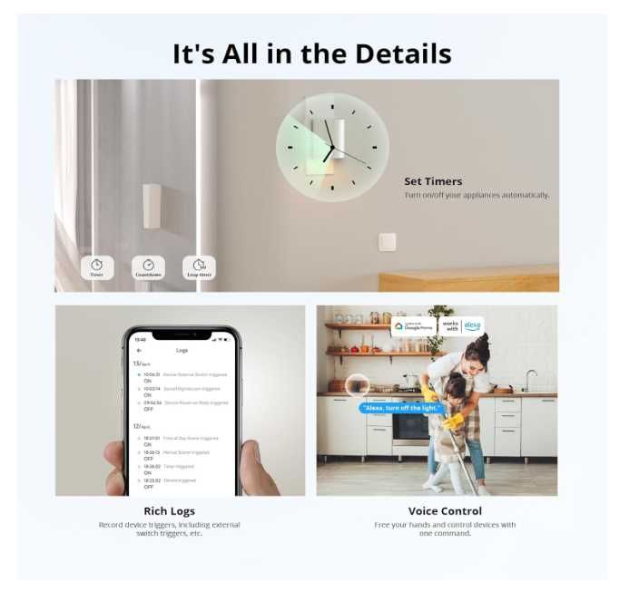 SONOFF MINIR4M WiFi Smart Switch 2Way, Inteligentny przełącznik - Nowy