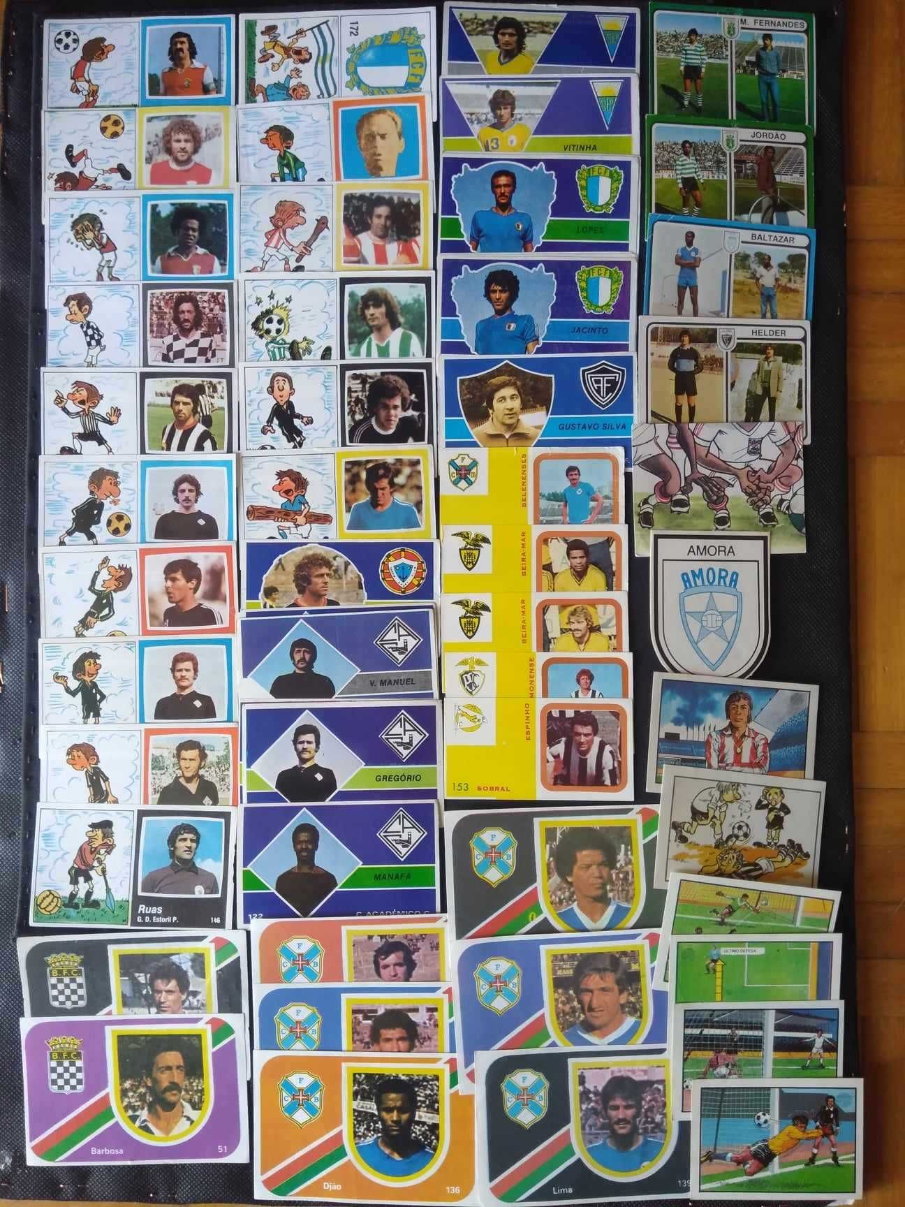 Cromos de Futebol de Várias Coleções.