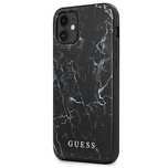 Guess GUHCP12SPCUMABK iPhone 12 mini 5,4" czarny/black hardcase Marble