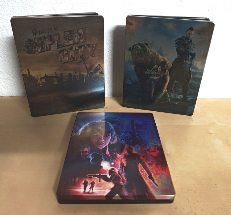 3 Steelbooks PlayStation