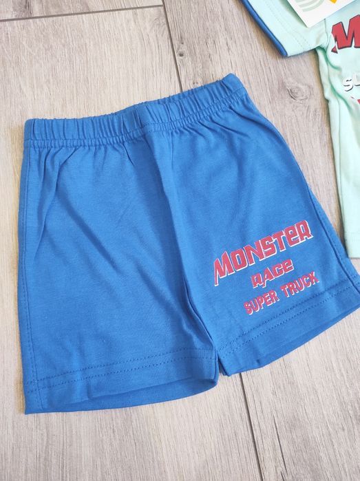 Nowy komplet niemowlęcy koszulka na krótki rękaw + krótkie spodenki