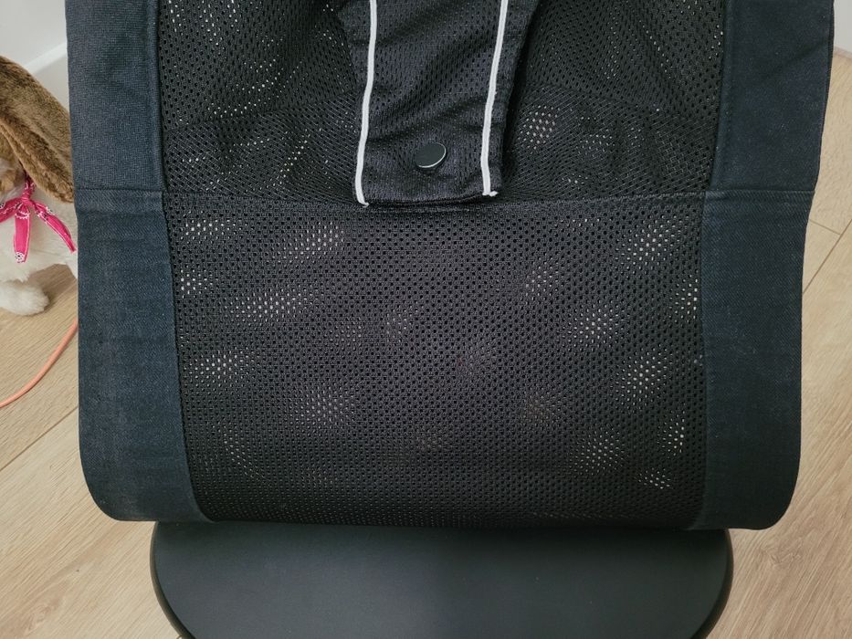 BabyBjorn SIATECZKA czarny bujaczek lezaczek soft