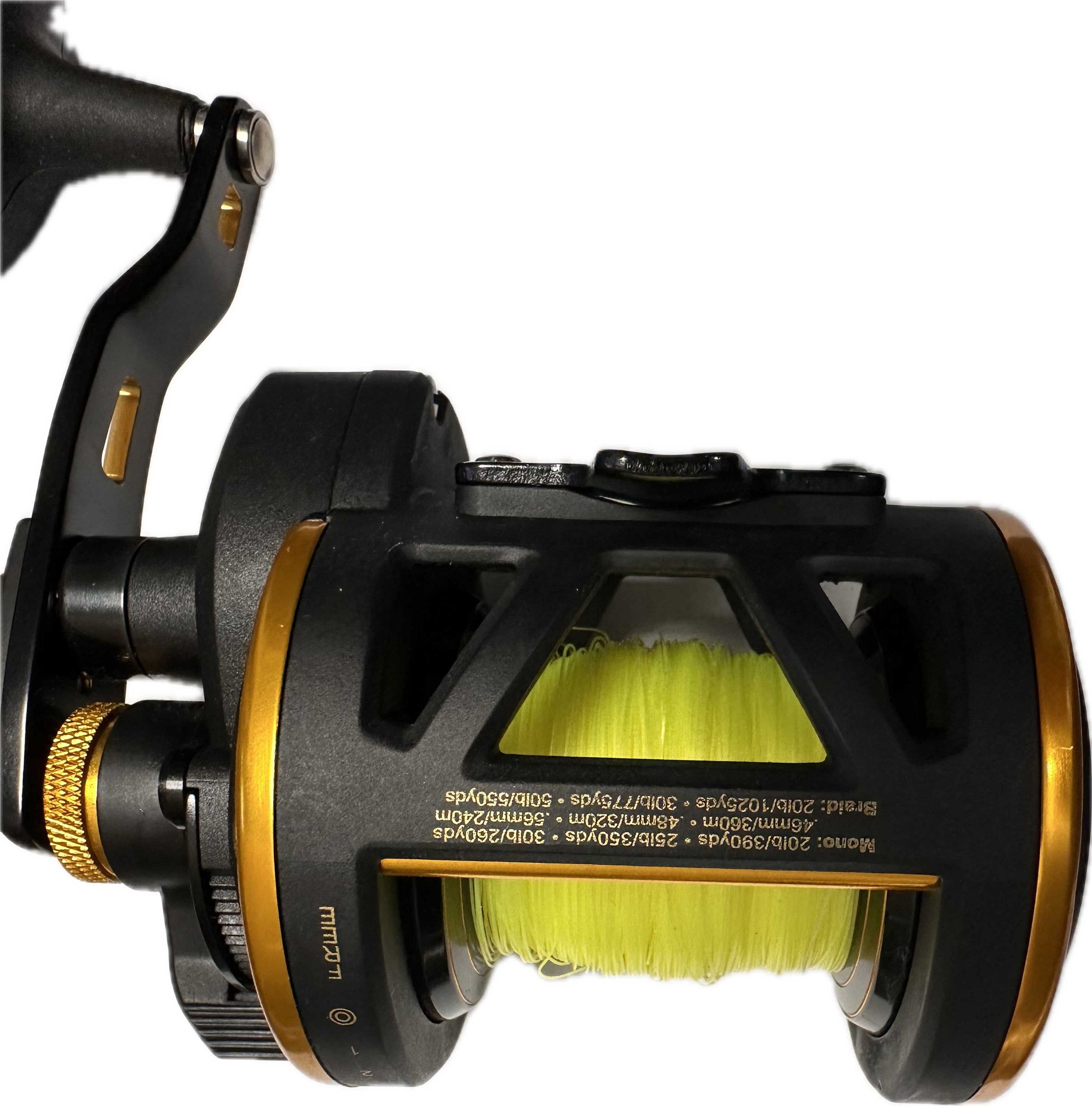 Multiplikator PENN SQUALL 30 LD + mocna plecionka