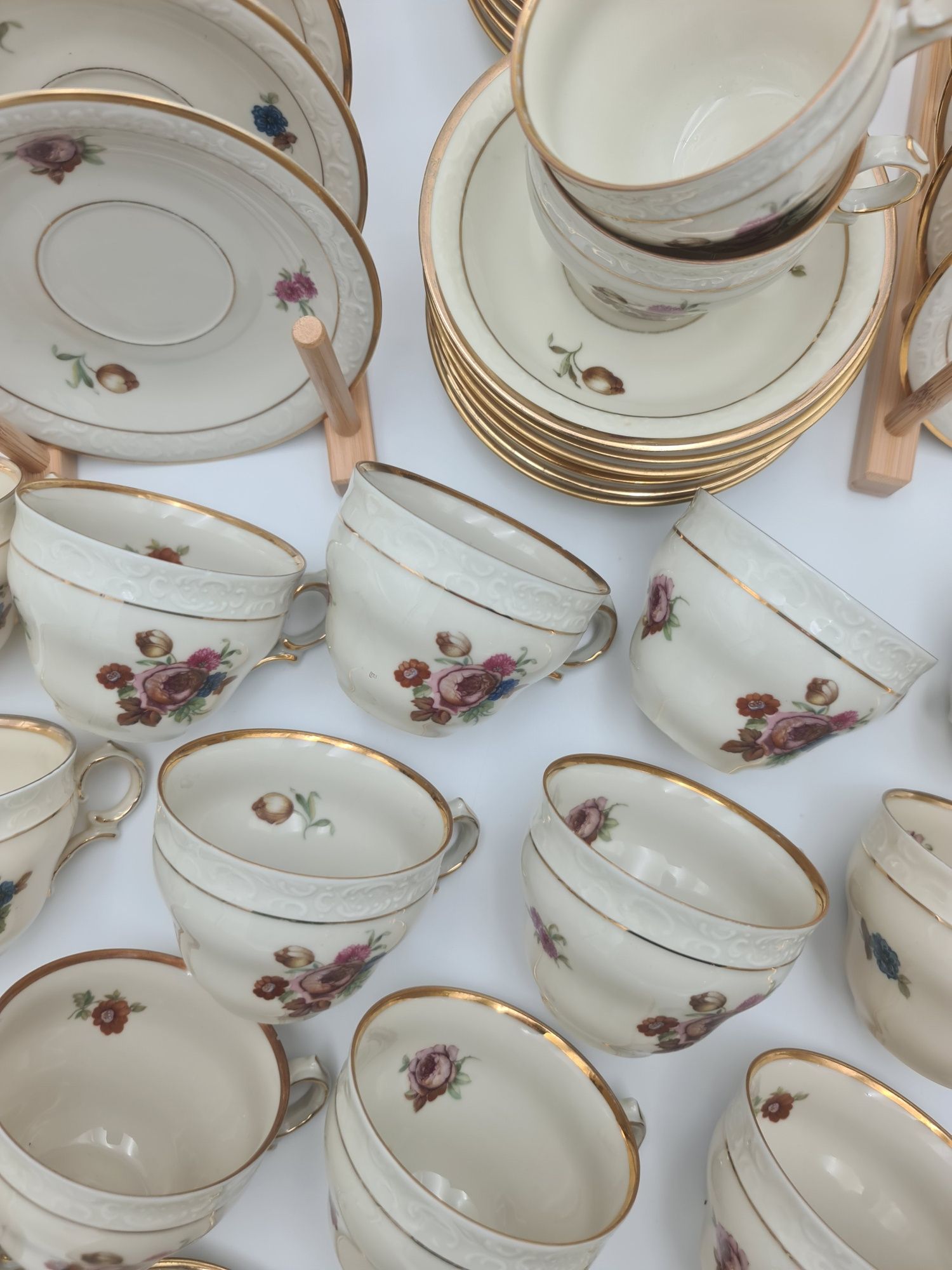 KPM Kjøbenhavns Denmark porcelana filiżanka z talerzykiem