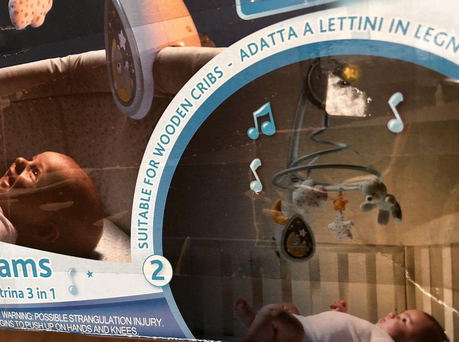 Мобіль chicco сумісний з ліжечками chicco next2me