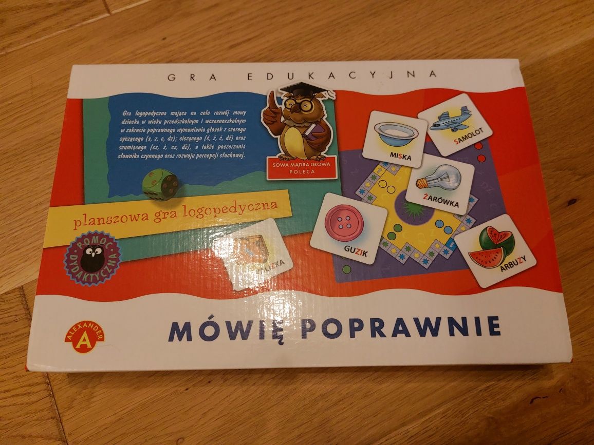 Mówię poprawnie. Edukacyjna gra logopedyczna. Aleksander. Sowa Mądra
