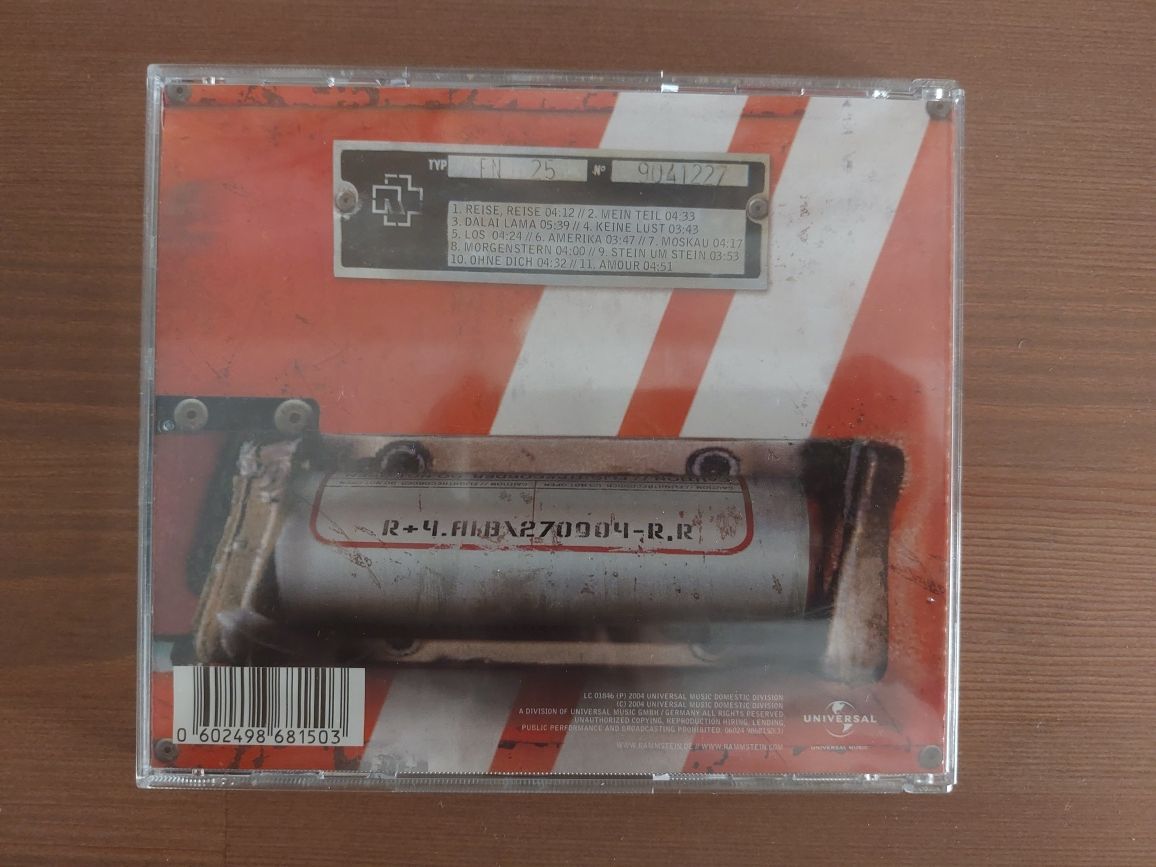 CD " Reise, Reise " Rammstein 2004 (Como Novo)