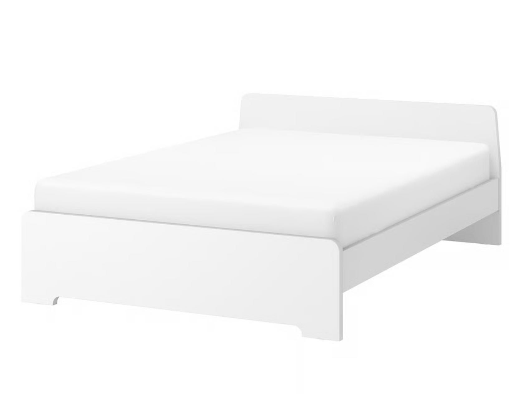 cama casal Ikea Askvoll 140x200 branca