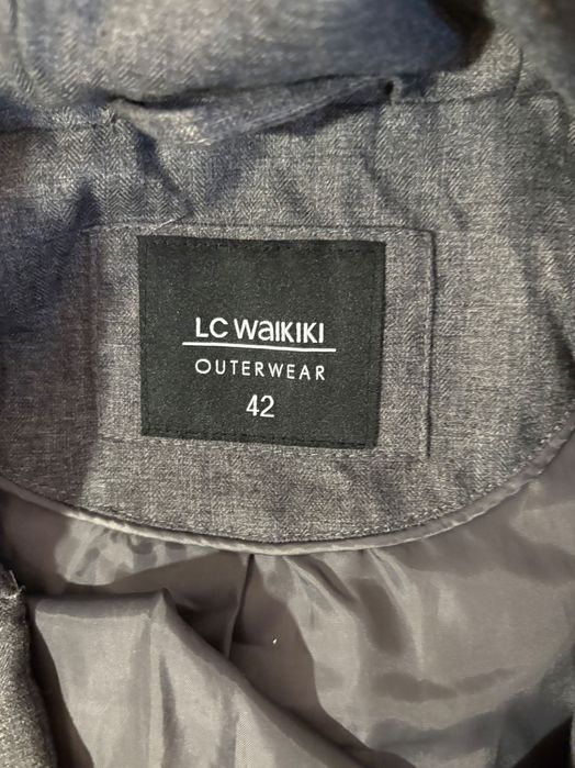 Пуховик жіночий LC Waikiki, 42 р., сірий