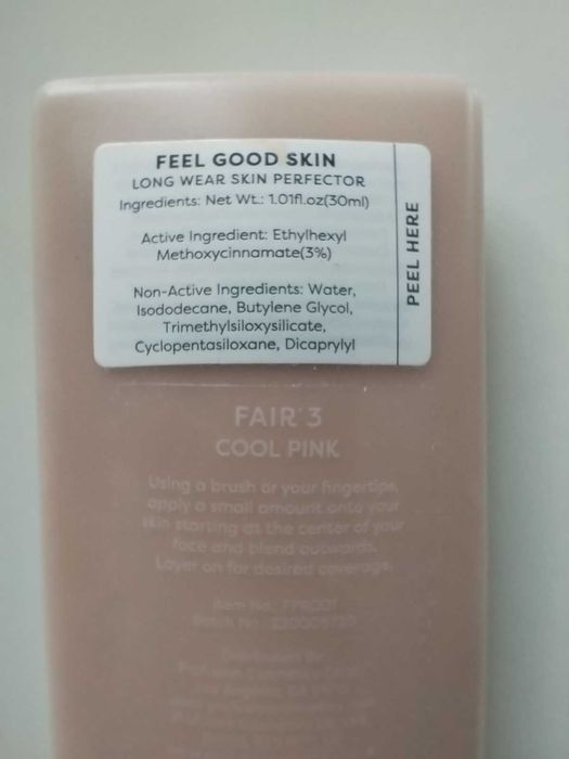 Profusion feel good skin  podkład do twarzy kolor fair 3 cool pink