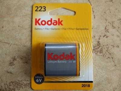 KODAK bateria 223 DL223 CRP2 CR-P2 6V FOTO 3szt