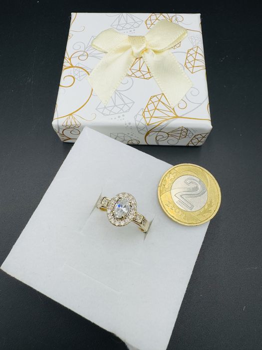 Nowy zloty pierscionek proba 585 waga 2,36g