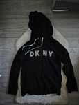 Bluza DKNY Sport Rozmiar S Czarna Logo Z kapturem Zip XS