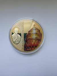 Moneta pozłacana Korony Papieskie