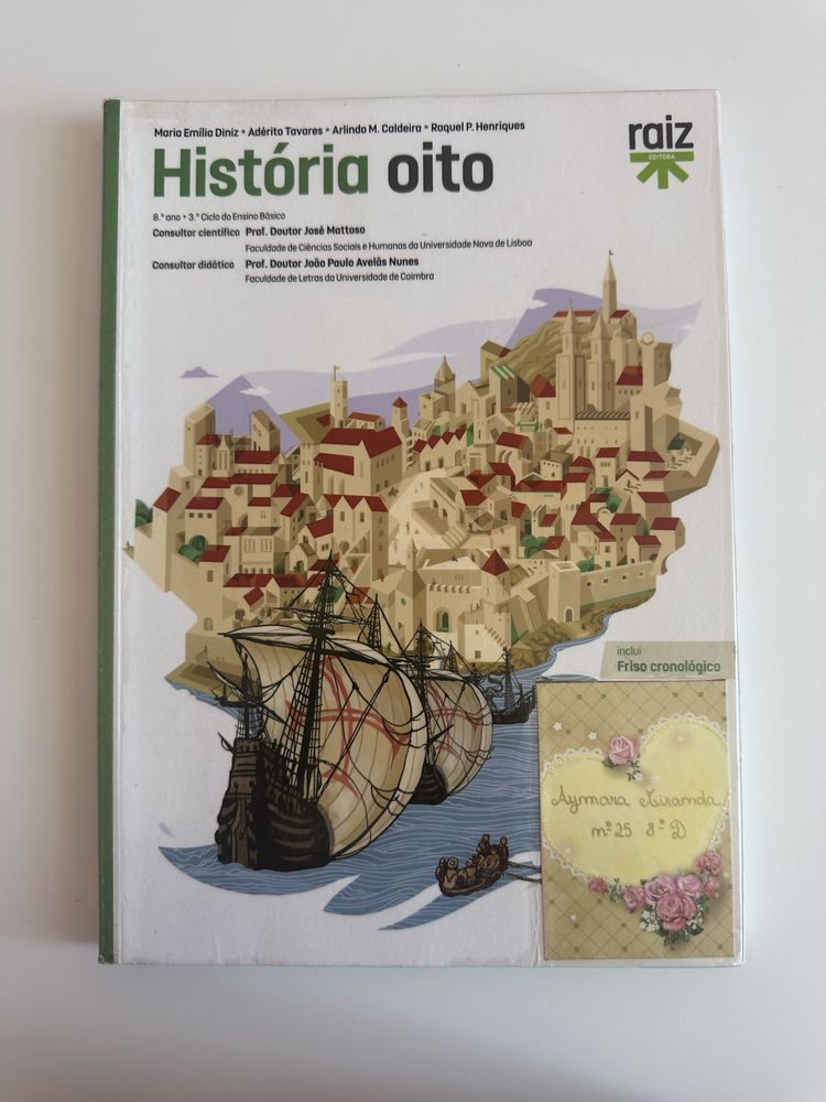Manual de História 8 ano “História oito” com Caderno de Atividades