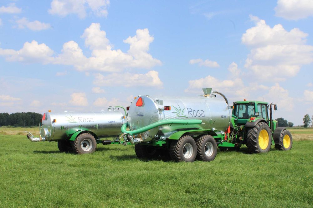 Wóz asenizacyjny 12000 litrów ROSA tandem - beczkowóz, beczka