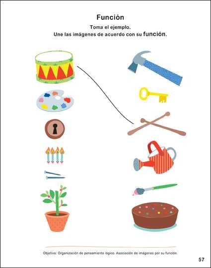 Livro de atividades em espanhol para crianças de 4 e 5 anos