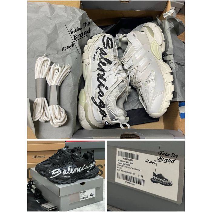 36-45р Кроссовки Balenciaga Track Sneaker Signature Black 1:1 ORIGINAL