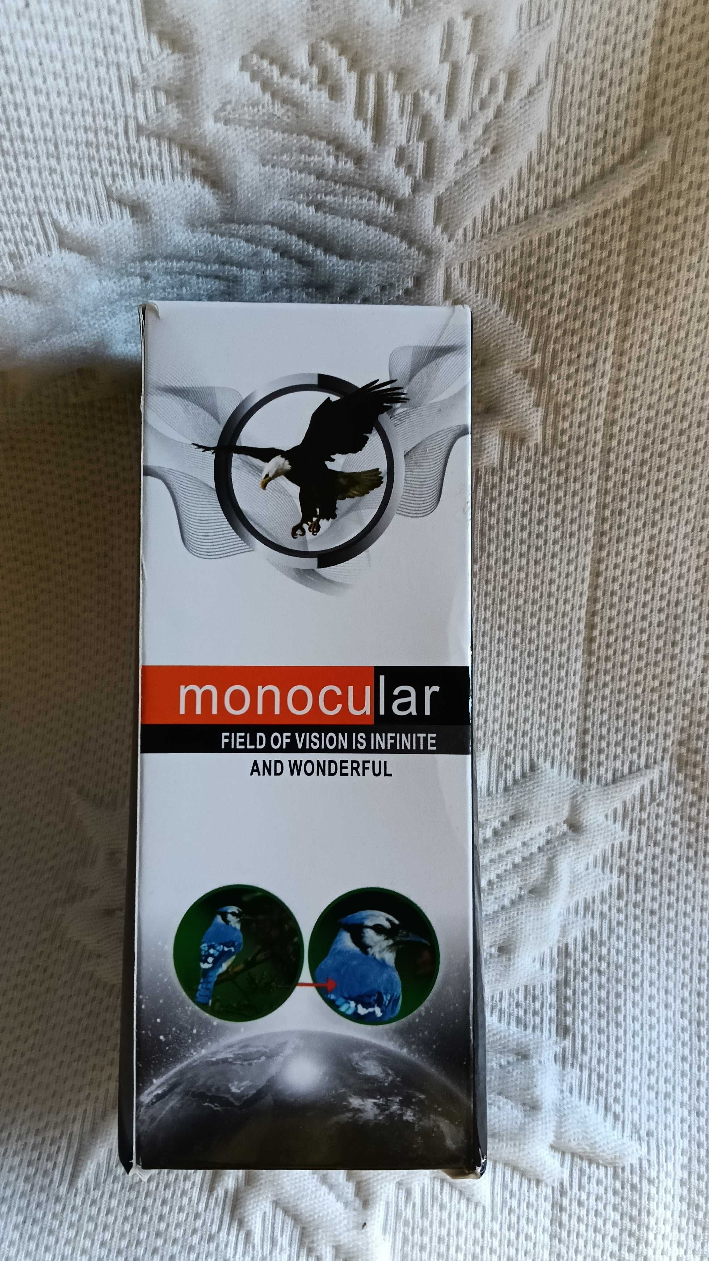 Monoculo para observar a vida selvagem